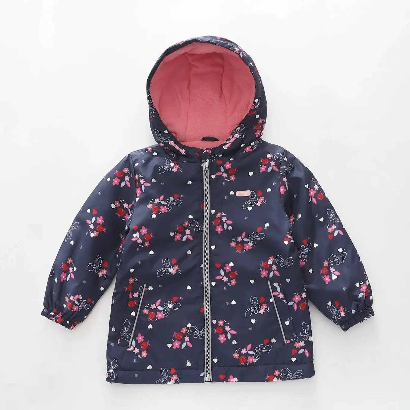 Floral Print, Junior Girls Raincoat