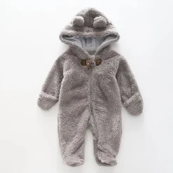 Fluffy Baby Bear Padded Suit