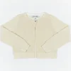 Girl Gold Lurex Formal Cardigan