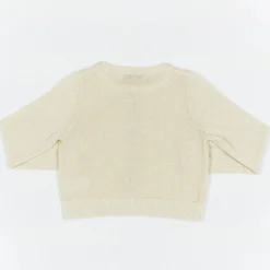 Girl Gold Lurex Formal Cardigan