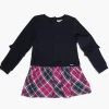 Girl Pink Check Dress