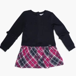 Girl Pink Check Dress