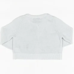 Girl Silver Lurex Formal Cardigan