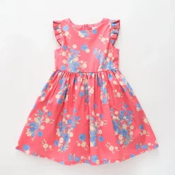 Girls Blue Blooms Dress