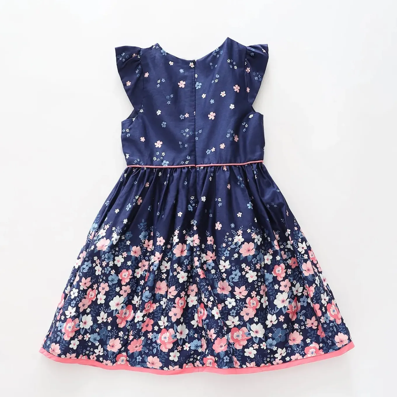 Girls Blue Blossoms Dress