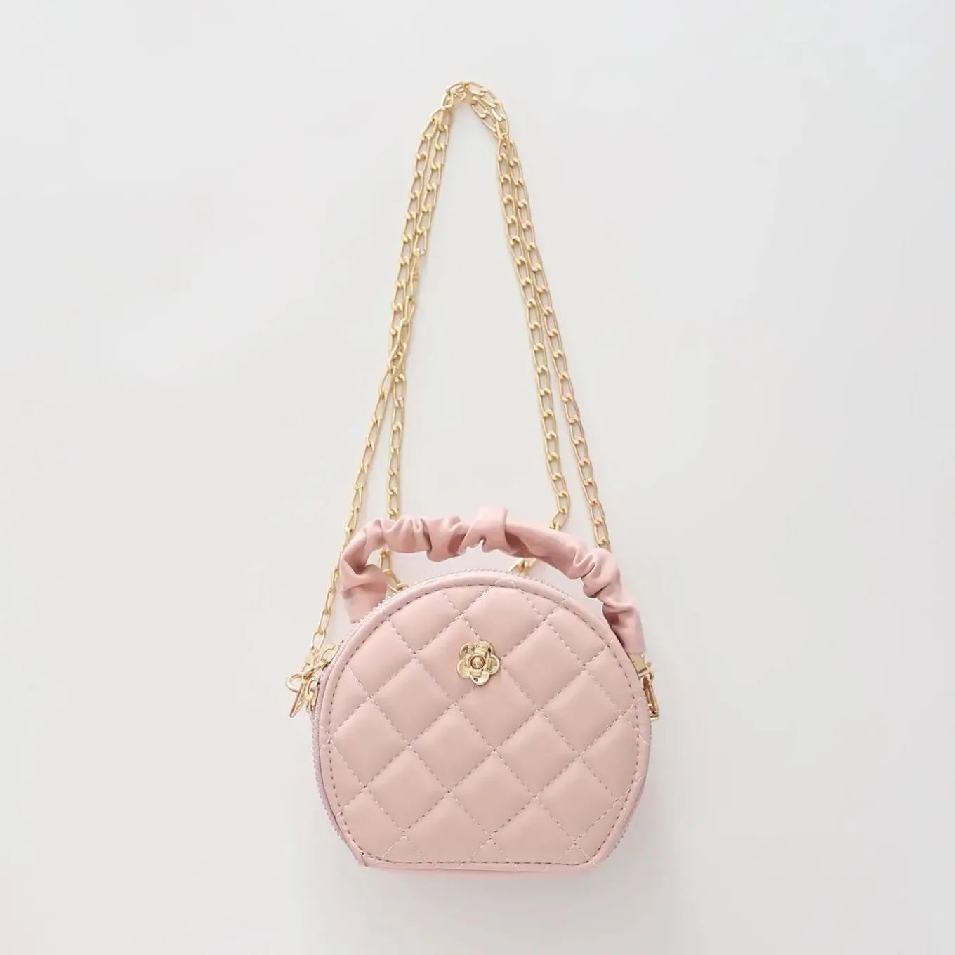 Girls Blush Round Handbag