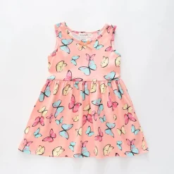Girl's Butterfly Sleeveless Dress