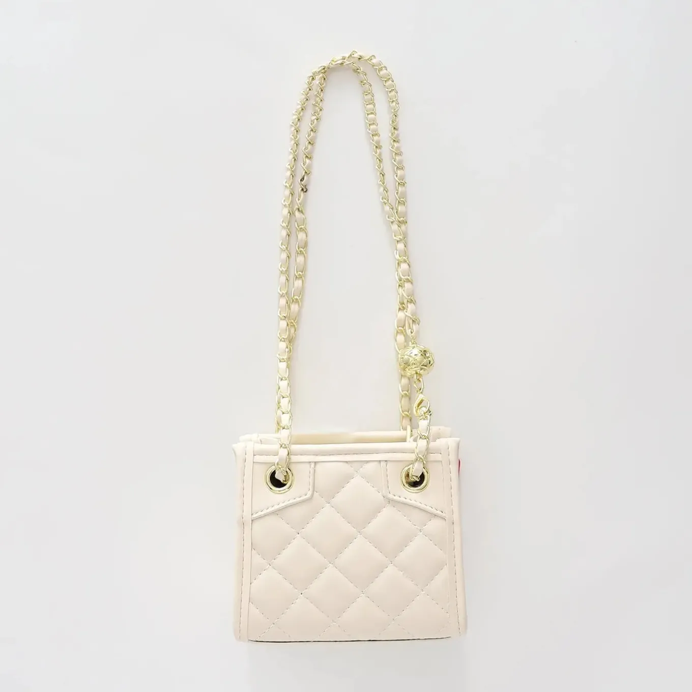 Girls Classic Cream Shoulder Bag