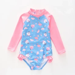 Girls Flamingo Fun Paddle Suit