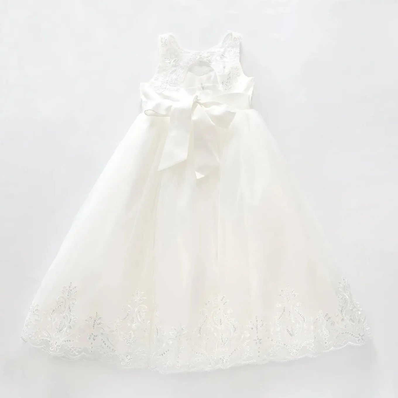 Girls Ivory, Sequin Formal Dress