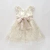 Girls Lacey Formal Dress