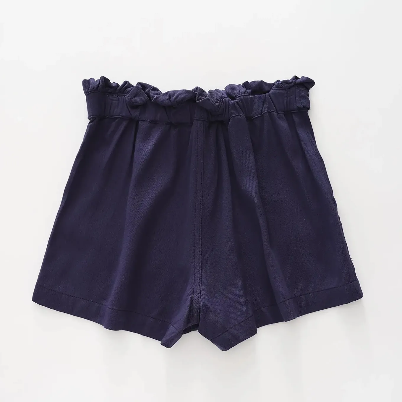 Girls Navy Blue Tailored Shorts
