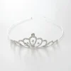 Girls Silver Sparkle Tiara Headband