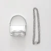 Girls Silver Wave Shoulderbag