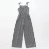 Girls Summer Stripes Jumpsuit