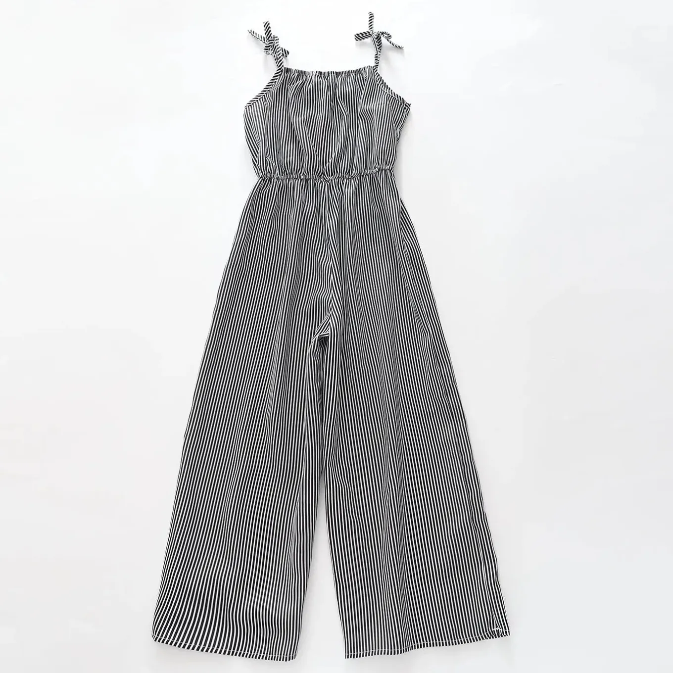 Girls Summer Stripes Jumpsuit