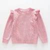 Girls' True Knit Pink Sweater
