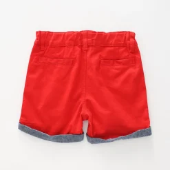 Infant and Toddler Boys Red Chino Shorts