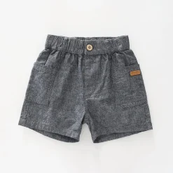Infant Boys Chambray Denim Shorts