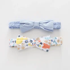Infant Girls, Summer Bunny Headbands 2-Pack Set