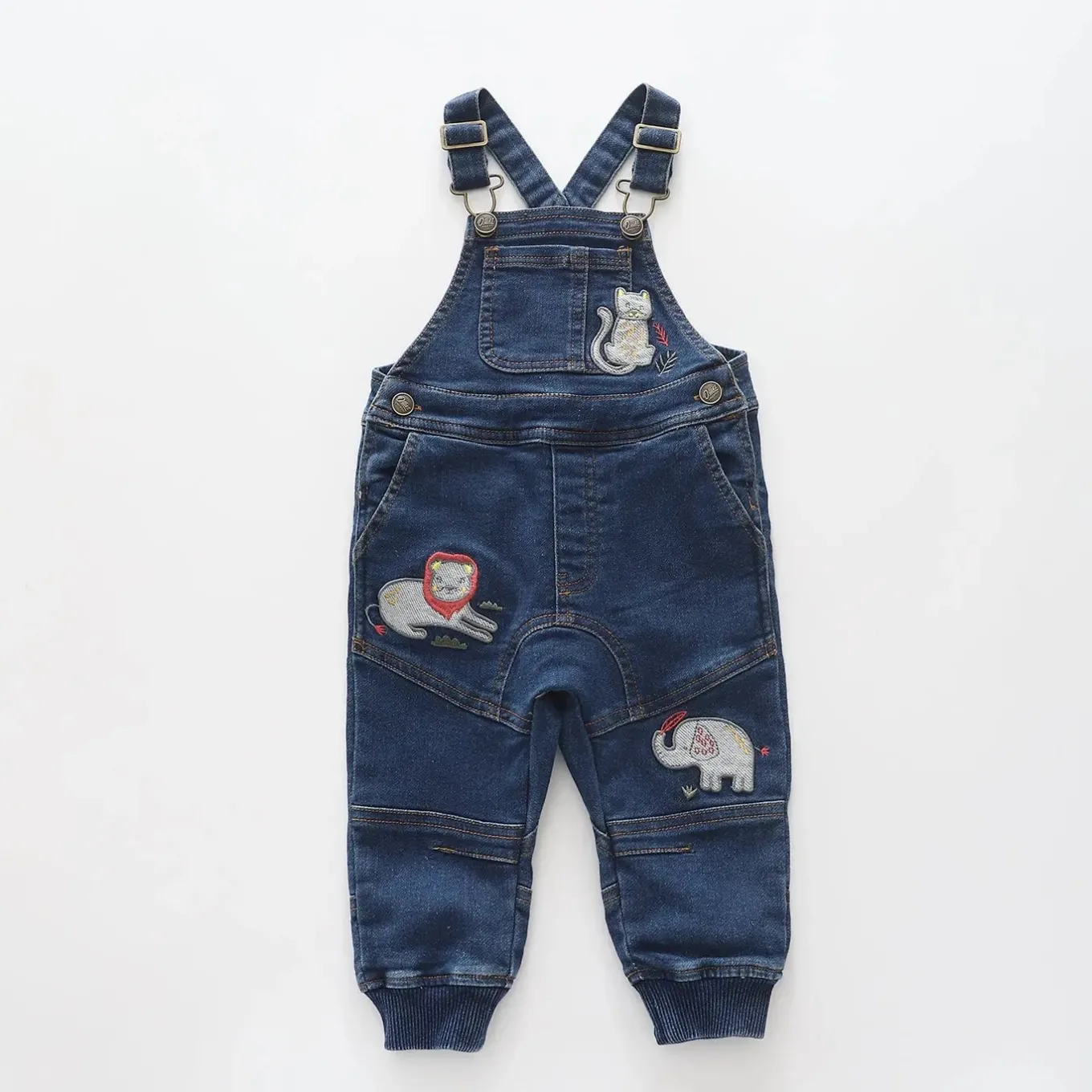 Jungle Cat, Baby Boys Overalls