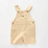 Jungle Jim Beige Short Overalls