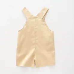 Jungle Jim Beige Short Overalls