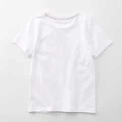 KSJB6124 Kids Toddler Boy Vehicles White Tee
