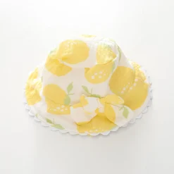 Lemon Cheesecloth Sun Hat