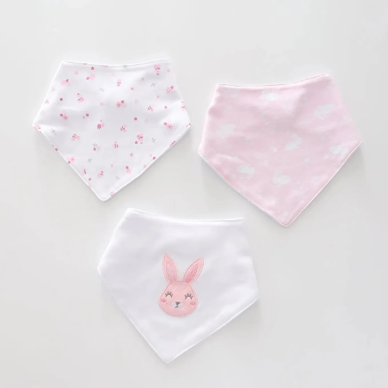 Little Bunny, Baby Girls Bib Set