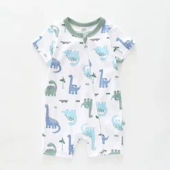Little Dino Zip Romper