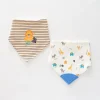 Little Lions 2pc Bandana Bib Set