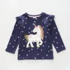Magical Unicorn, Infant Girl LS Top