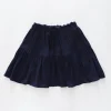 Navy Cheesecloth Skirt