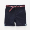 Navy Shorts and Belt