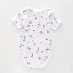 New-born Baby Boys' on Safari Bodysuit