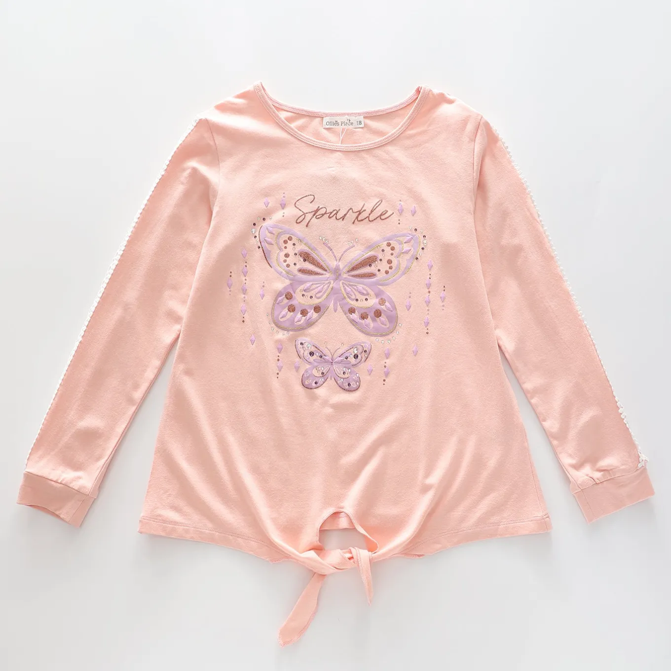 Older Girls' Butterfly Sparkle Top