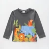 On Safari - Grey, Infant Boys Top