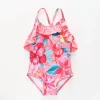 Painted Floral One-piece Swimsuit