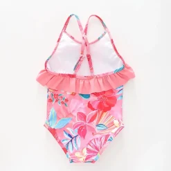 Painted Floral One-piece Swimsuit
