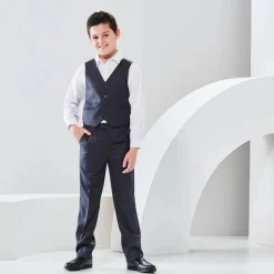 3 Piece Navy Suit Set
