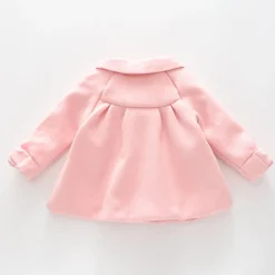 Pink Bow Swing Coat - Toddler Girl