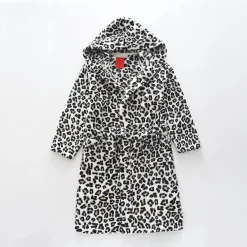 Plush Leopard, Girls Dressing Gown