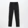 PU Leather Panel, Older Girls Leggings