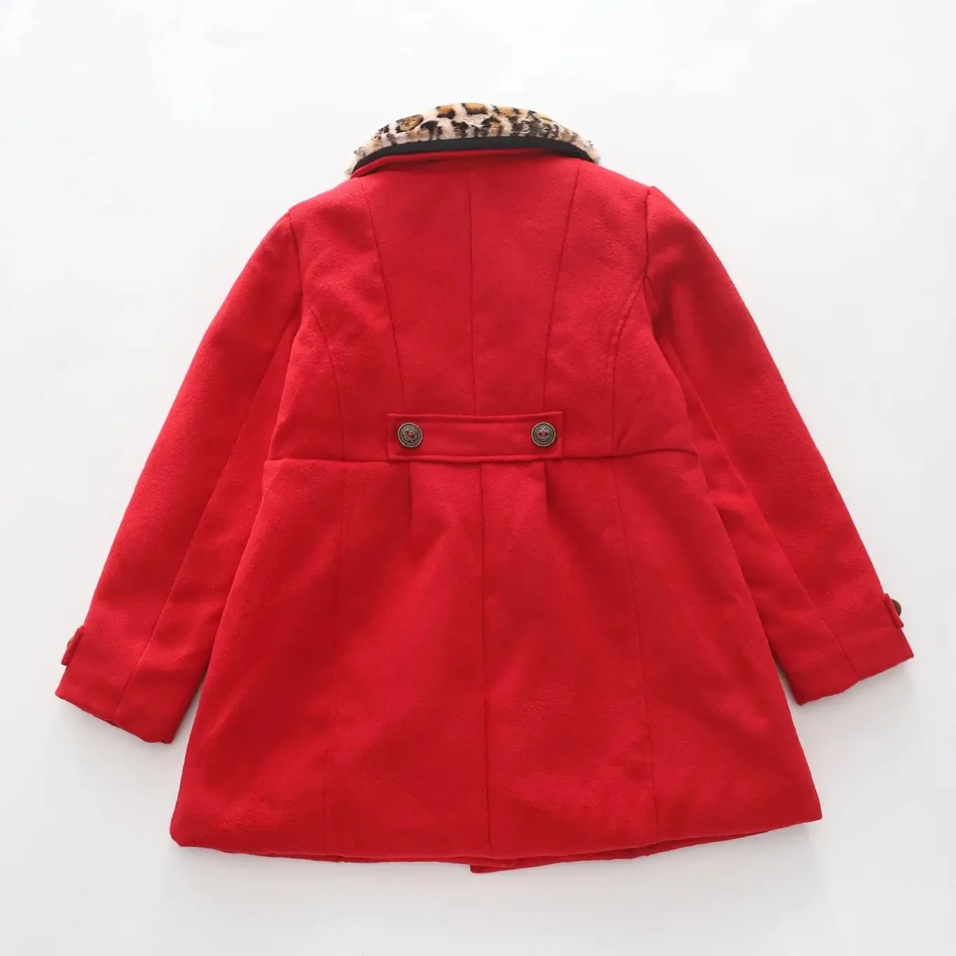 Racing Red, Junior Girls Peacoat