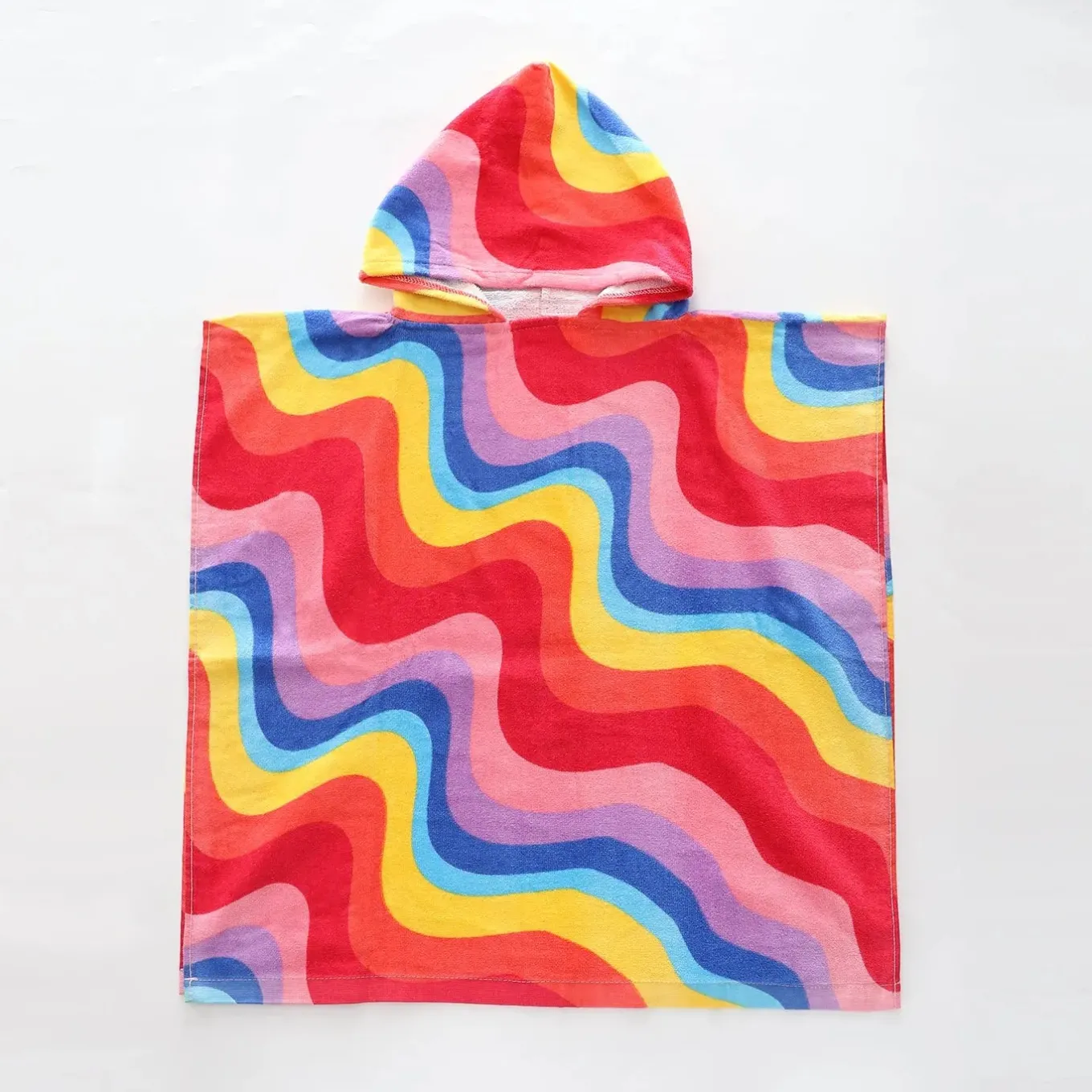 Rainbow Brights Kids Poncho Towel