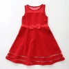 Red Little Miss Panelled Dress