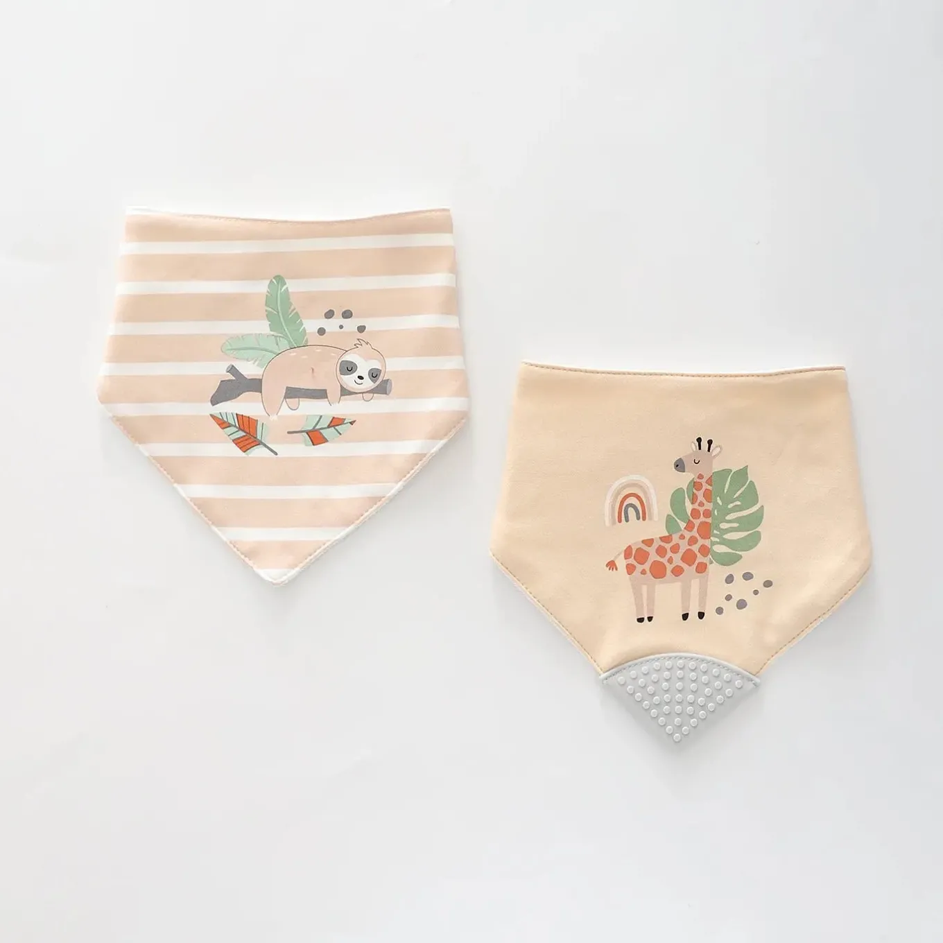 Safari 2pc Bandana Bib Set