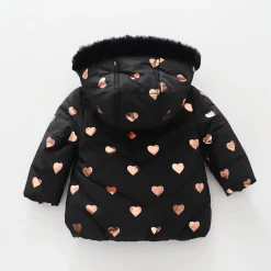 Shimmer Hearts, Infant Girls Puffer Jacket