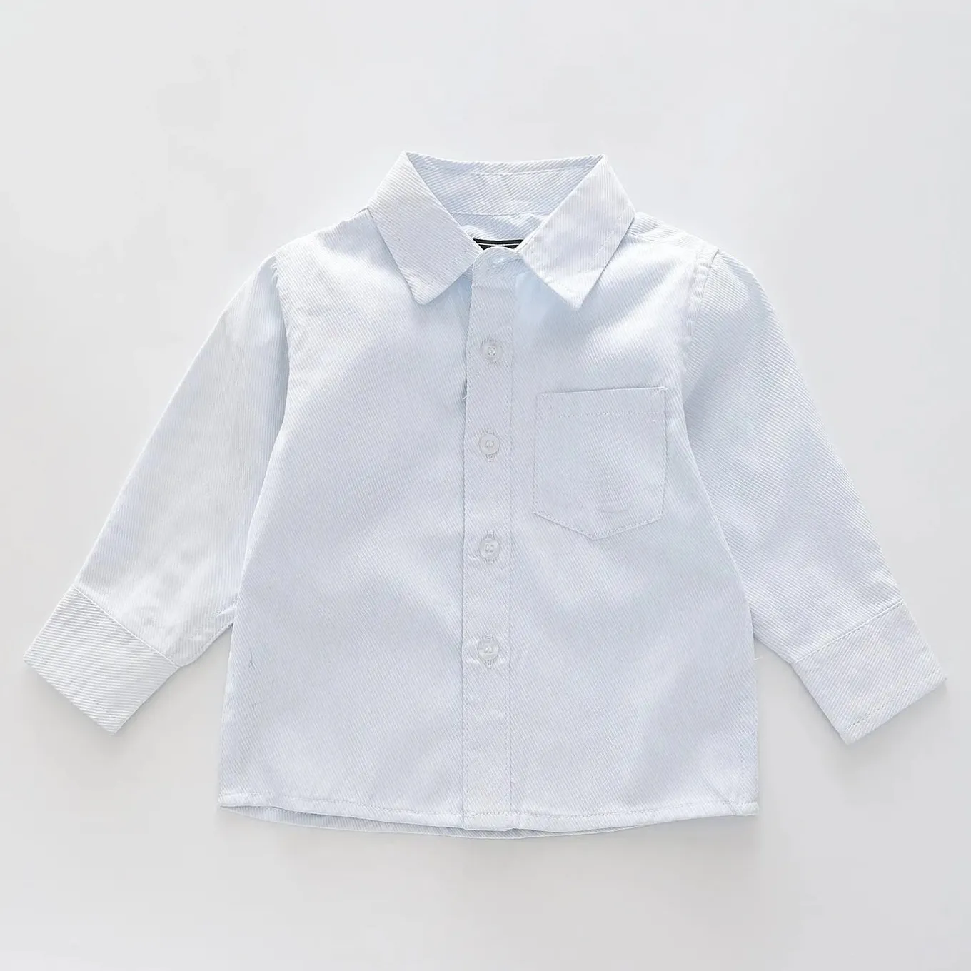 Soft Blue Pinstripe Shirt (00 - 7 yrs)